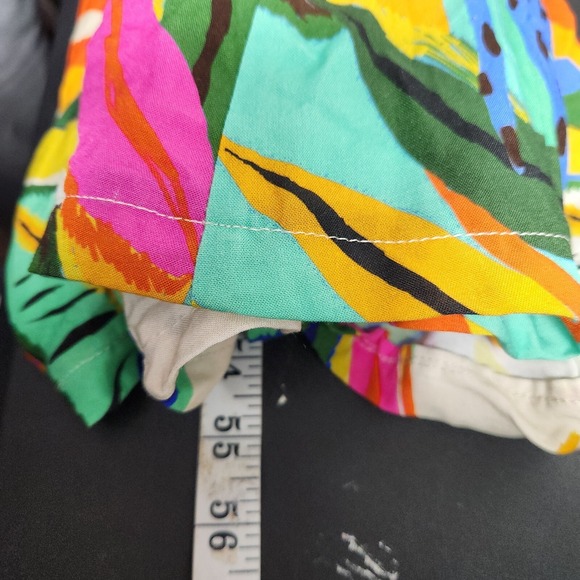 Palms Away Tropical Maxi Dress Oversize Dolman Sleeves Sz S CRUISE VACATION Beac - Picture 13 of 16